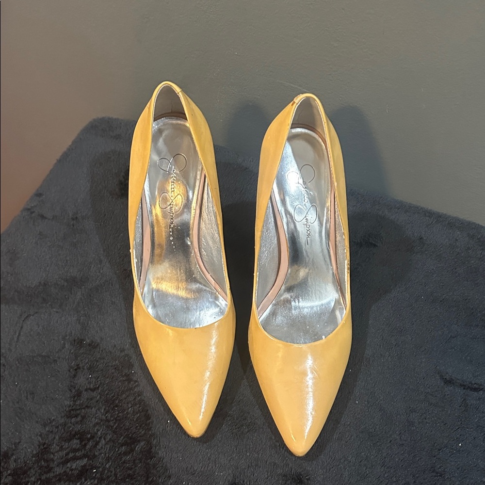 Jessica Simpson Yellow Heels